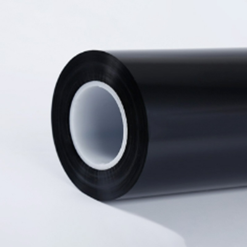 검은색 부서지기 쉬운 광택 있는 레이저 조각 필름